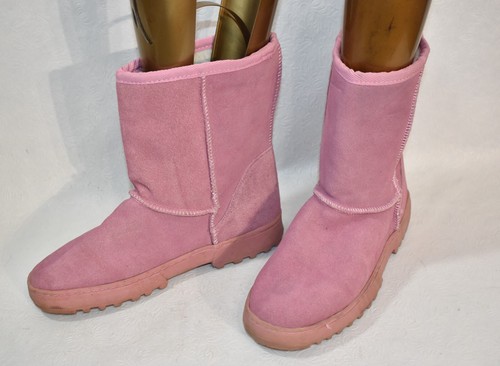 Botas Rampage Rosa Talla 9 Vintage Cuero/Gamuza Para Mujer - Imagen 2 de 9
