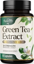 Green Tea Extract, Natural Fat Burn & Weight Loss Supplement 1000mg EGCG Capsule