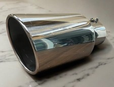 Ford Chevy Dodge 304 Polished Stainless Diesel Exhaust Tip 4 In 8 Out 18 L Ford Chevy Dodge 304 Polished Stainless Diesel Exhaust Tip 4 In 8 Out 18 L