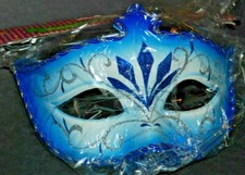 MASQUERADE CARNIVAL MARDI GRAS VENETIAN MASK M6121 Blue
