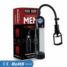 11.8'' Bigger Penis Pump Growth Power Vacuum Male Enhancement Enlarger Extender