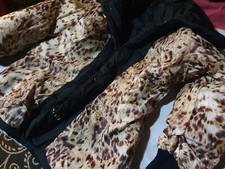 Ermanno Scervino Black And Leopard Puffer  it...