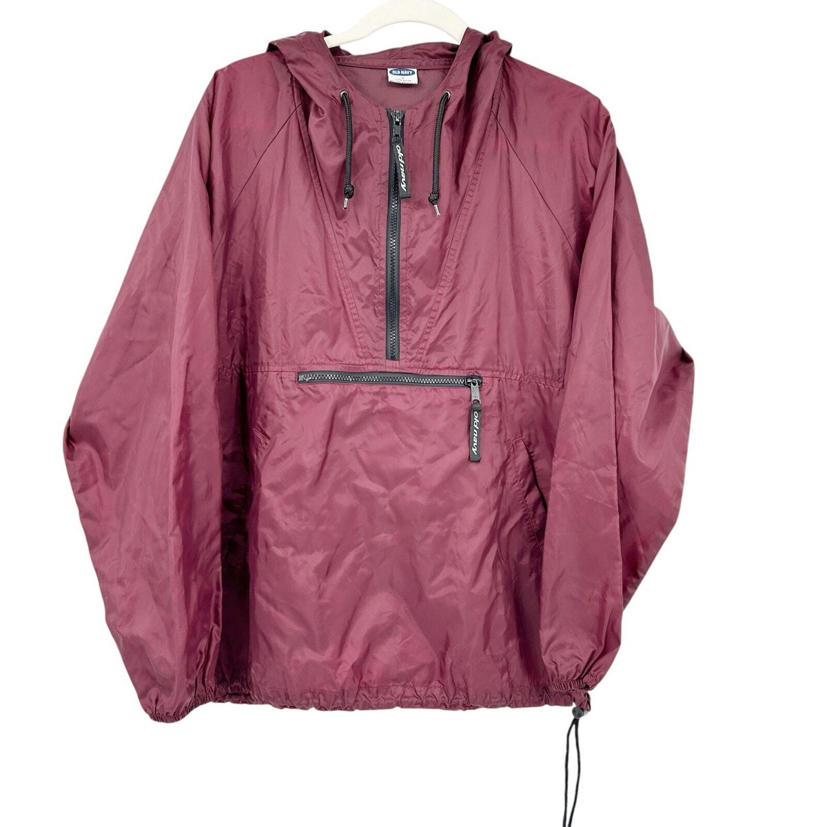 Old Navy Mens Vintage 90s Y2K Packable Anorak Hooded Old Navy Mens Vintage 90s Y2K Packable Anorak Hooded