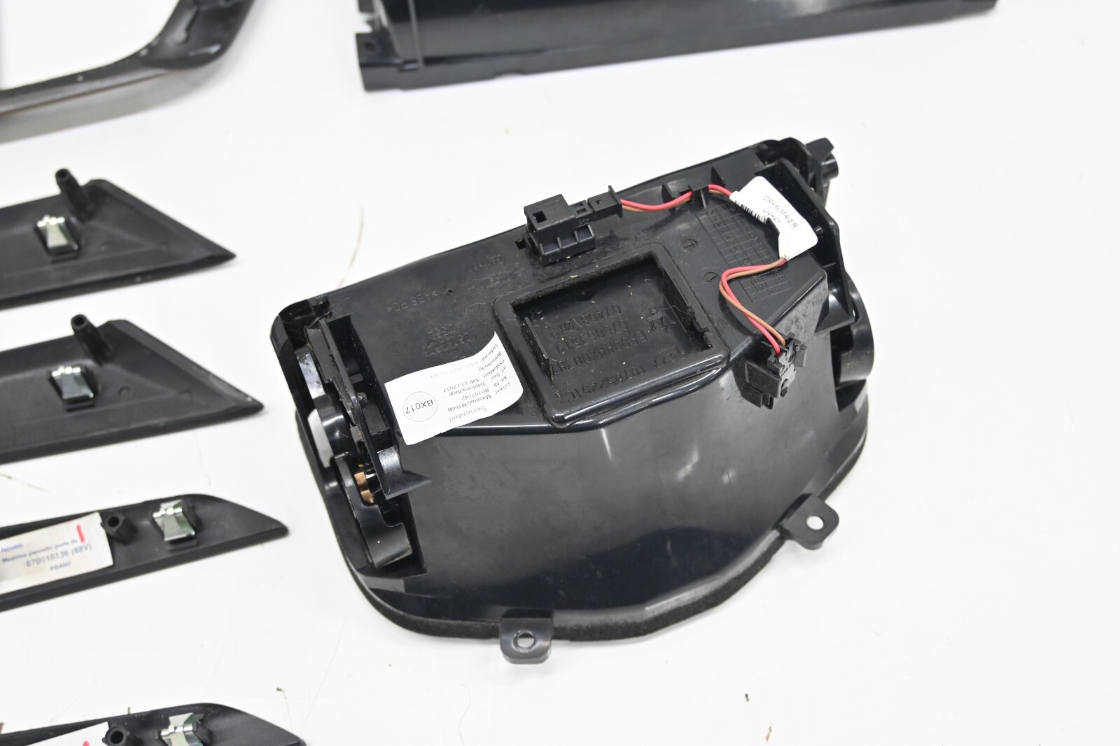 ⭐ 14-21 Maserati Ghibli Front & Rear Interior Dash Wood Grain Trim Set Panel Oem