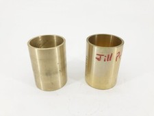 Lot of 2 New Bunting EBCB323624 Bronze Sleeve Bushings 2 ID x 2-1/4 OD x 3 OAL