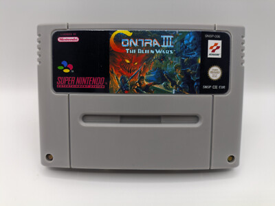 Contra III: The Alien Wars SNES Spiel für PAL Super Nintendo (UK/Europa)