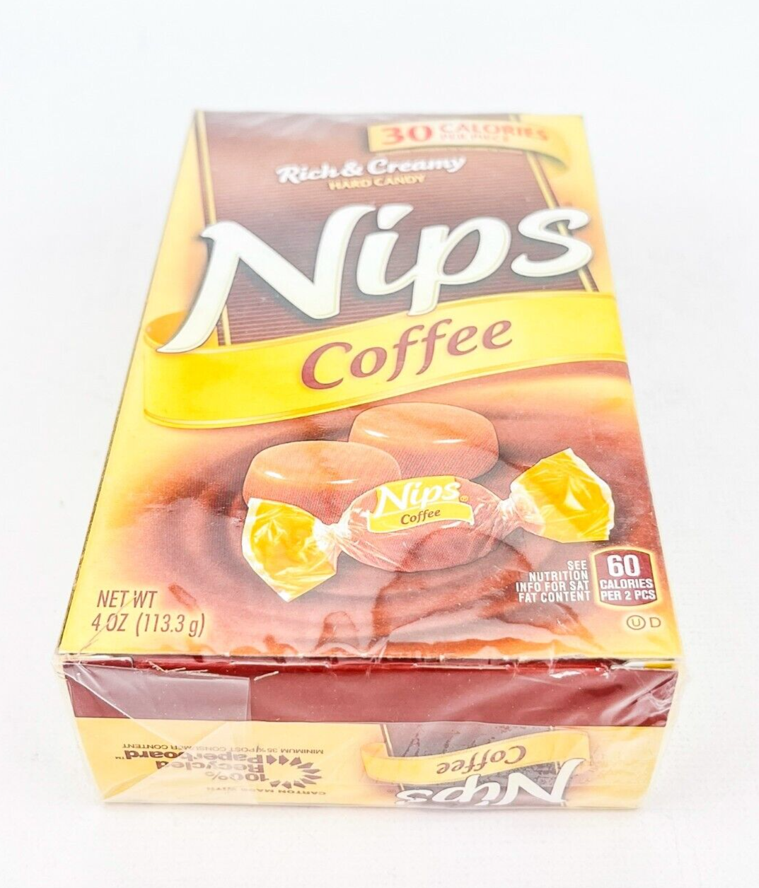 Nips Rich Creamy Coffee Hard Candy 4oz Lot of 2 BB 05/23 ORIGINAL