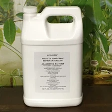 12% Food Grade Hydrogen Peroxide  GALLON H2O2 makes 4 Gallons 3%
