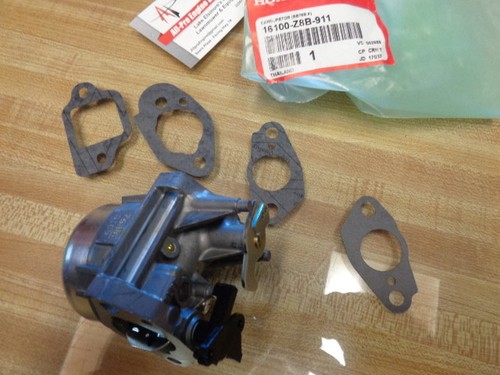 16100-Z0L-023 GENUINE HONDA GCV160, 190 PUSH PULL CHOKE CARBURETOR WITH GASKETS - Picture 5 of 5