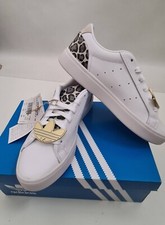 Adidas scarpa donna elegante sneaker bianca taglia 37 1/3, nuova
