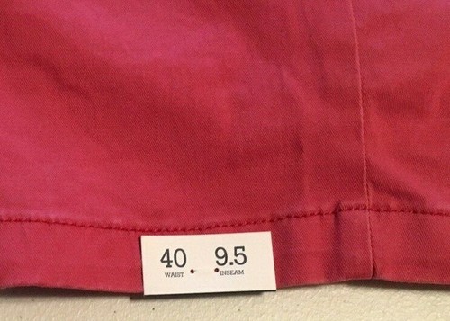 IZOD Men's SALTWATER Relaxed Classics Stretch Shorts SIZES - 40 SaltwaterRed NWT - Picture 4 of 5