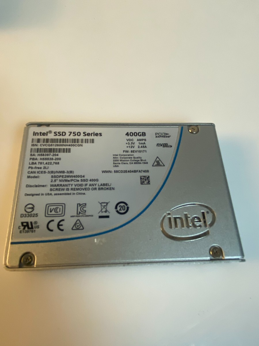 750 Series 400gb Ssd Price INTEL 400GB SSD 750 Series Nvme Pcie