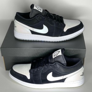 Air Jordan 1 Low se 'Diamante Pantalones Cortos DH6931-001  Negro/Multi-Color/Blanco/Negro | eBay