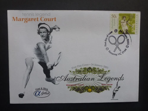 2003 AUSTRALIAN LEGEND MARAGRET COURT ALPHA FDC- KOOYONG 3