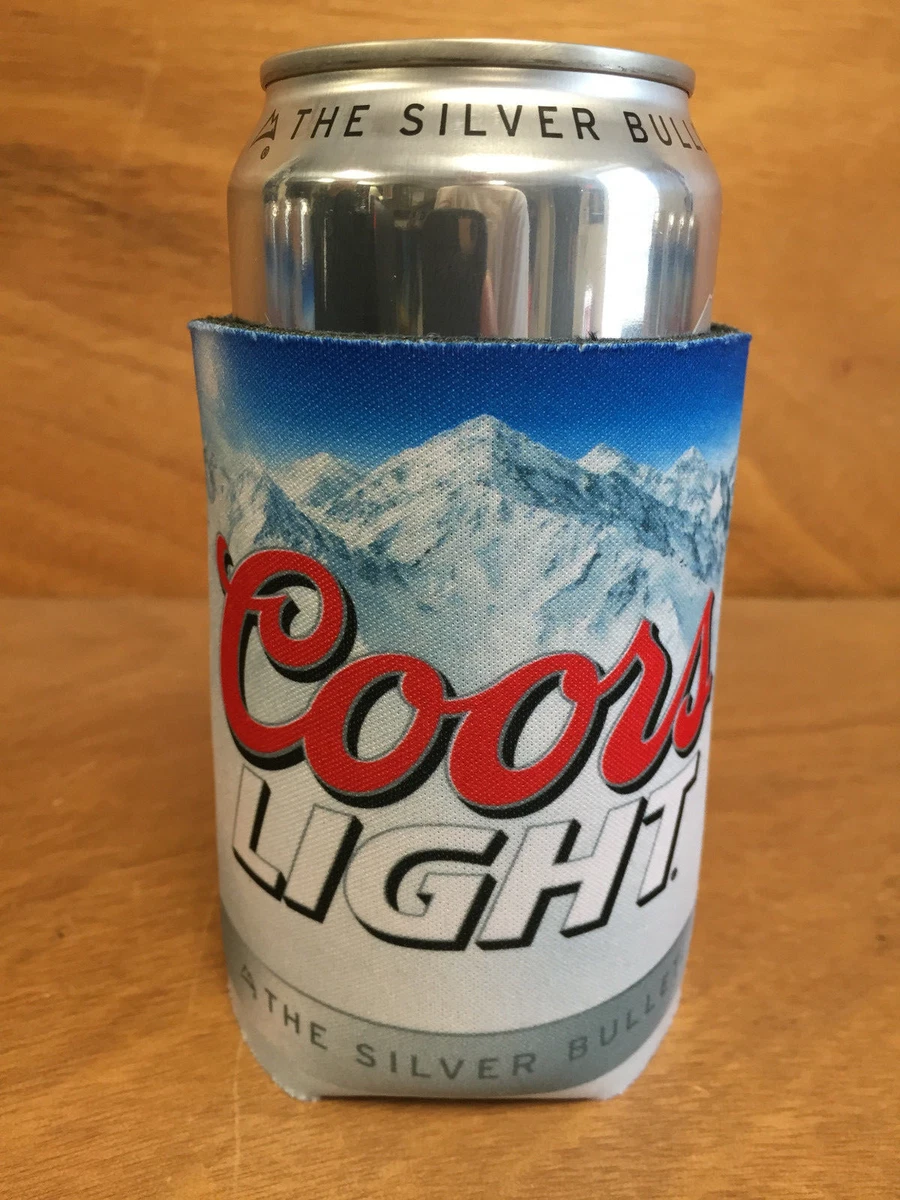 Coors Light Koozie Silver Bullet Rockies Blue Bottle Can - One (1) - New &  F/S