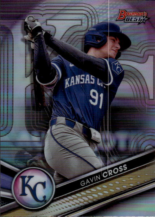 2022 Bowman's Best Gavin Cross #TP-5 Top Prospects Refractor Royals 9C