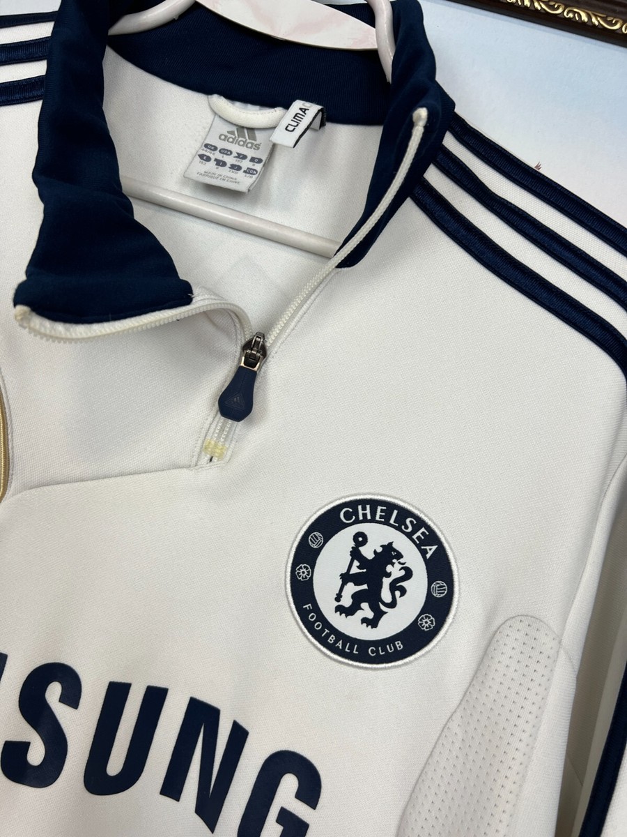 adidas Chelsea FC トレーナー Vintage Adidas Chelsea Football Sweatshirt Train Jacket Soccer
