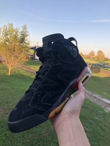 Air Jordan 6 Retro Black Varsity Red 