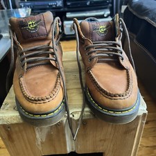 Dr Martens Brown Leather Oxford Shoe Lace Up 4 Hole Mens US 7