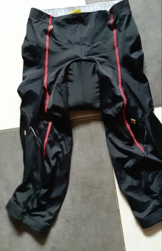 Mavic ergo2D Women's Cloud Knickers Size M Black Cycle Paded Long Shorts - Image 3 of 4