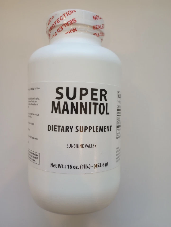 Sunshine Valley Super Mannitol Powder 1 lb bottle One pound