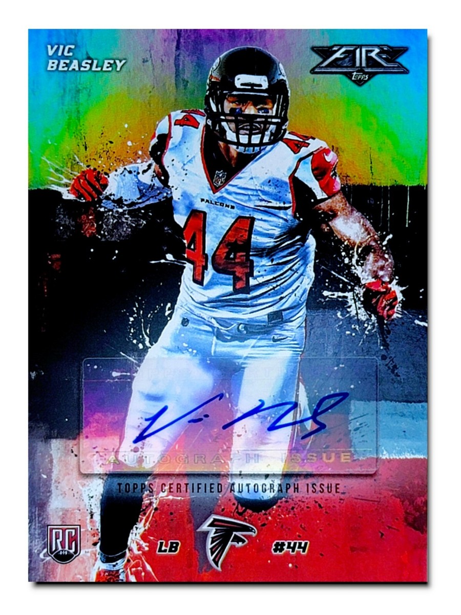 VIC BEASLEY RC AUTO 2015 Topps Fire #15 SIVER SP 384/400 ROOKIE