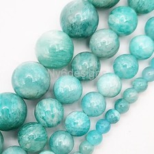 Natural Russian Amazonite Beads 15" - 4mm/6mm/8mm/10mm/12mm - 15'' StrandHealing