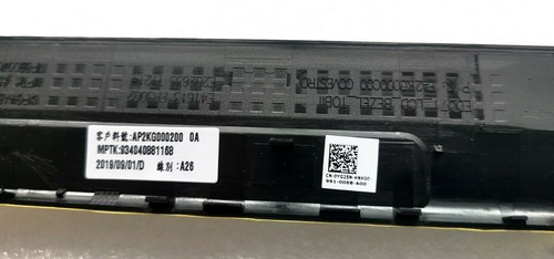 Nuovo YG25N per dell Alienware 17 R2 eye tracker schermo LCD copertura finitura lunetta anteriore - Foto 4 di 5