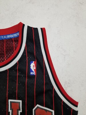 Adidas Dennis Rodman #91 Chicago Bulls 1995-1996 NBA Embroidered