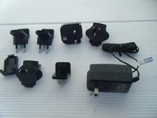 AC ADAPTER POWER SUPPLY W/ 6 PLUG IN 12V New