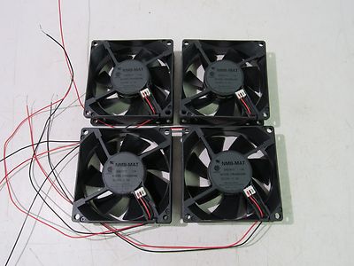 NMB-MAT FBA08A24M FAN 24VDC 0.1A (LOT OF 4) **NNB**