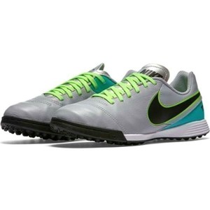 Nike Junior Tiempo Legend VI TF- Wolf Gray / Clear Jade Size 4 | eBay