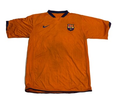 06-07 NIKE MESSI FCバルセロナ シャツ メッシ Nike 2006 2007 FC Barcelona Authentic Soccer Jersey #19