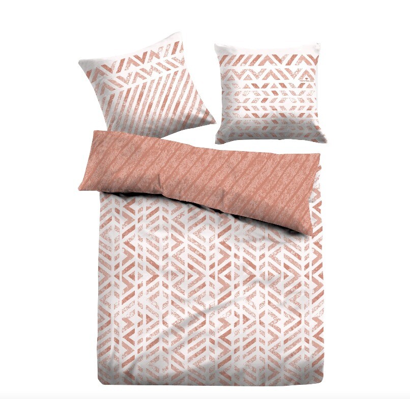 TOM TAILOR Wendebettwsche Orange Baumwolle Kissenbezug 140 x 200 60 x 80 cm 9090₽