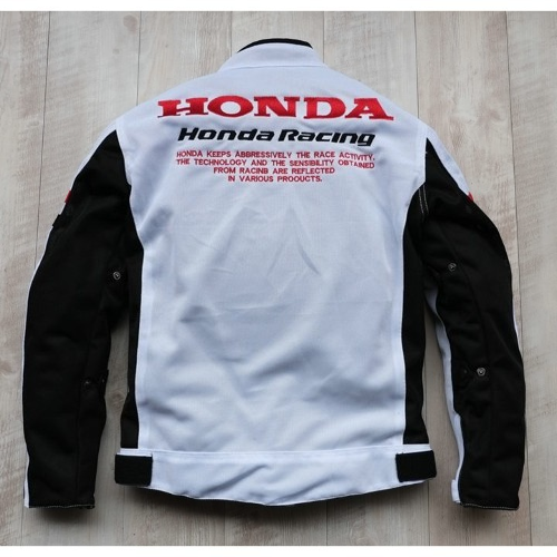 Neu Herren Honda Motorrad Jacke Vier Jahreszeiten Mesh Motorradfahren Biker Jacke - Bild 8 von 10