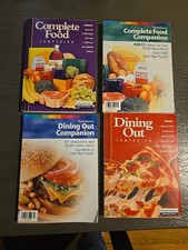 4 BOOKS Weight Watchers Complete food companion Dining Out Sets
