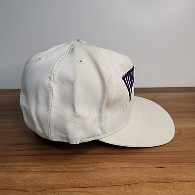 Vintage Rare 80s NFL Minnesota Vikings White New Era Snapback Hat