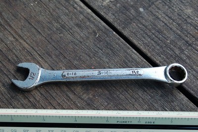 S-K Wayne Tools Combination Wrench C-16 1/2''  12-Point USA Made SK Tool