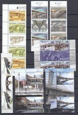 EUROPA CEPT Lot Zwischenstegpaare aus 2018 postfrisch/** (gutterpairs/MNH)