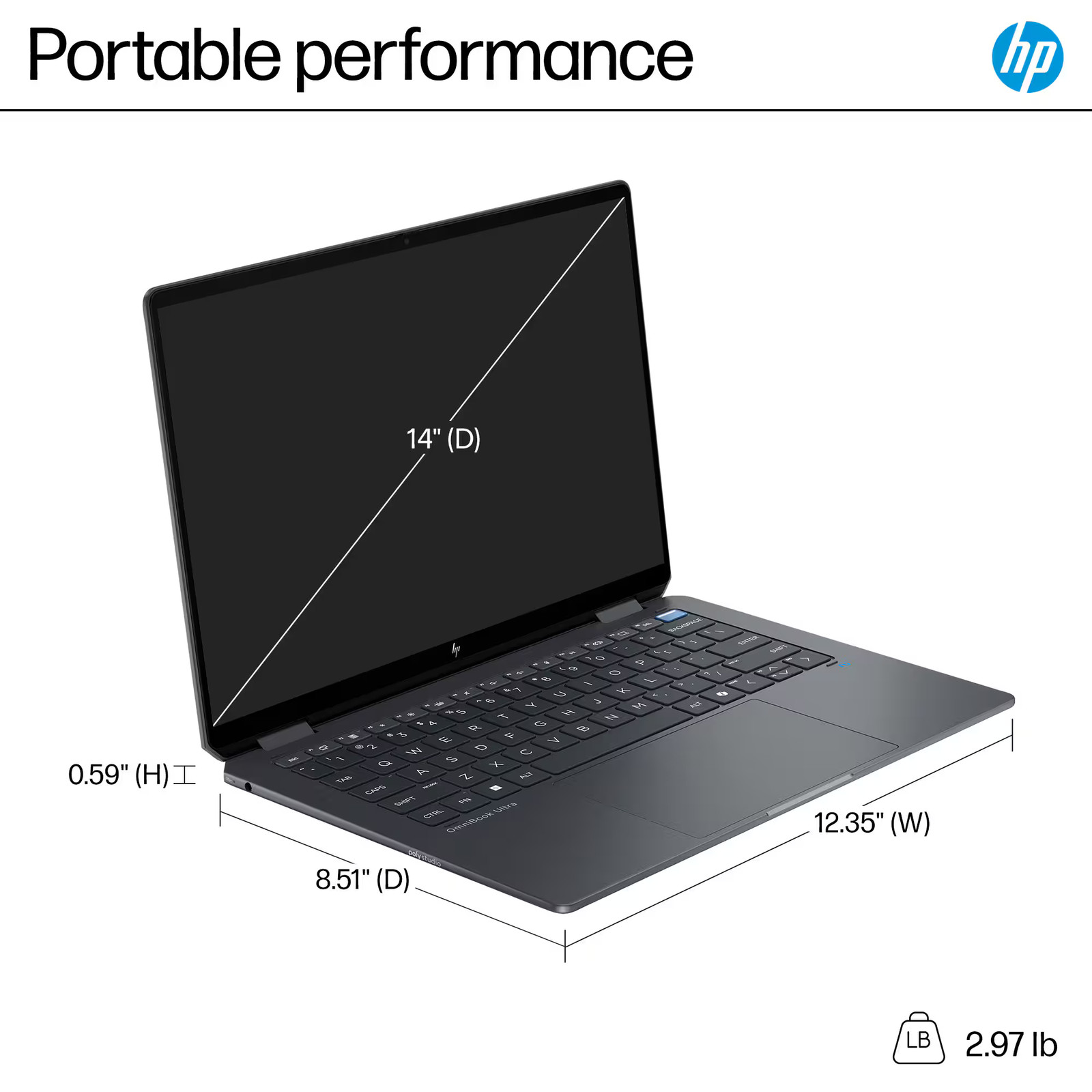 HP OmniBook Ultra Flip 14" 3K OLED Touch-Screen Laptop 3