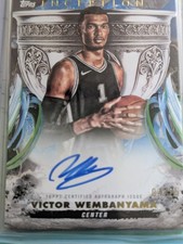 2024-25 Topps Inception Victor Wembanyama  On Card Auto /25
