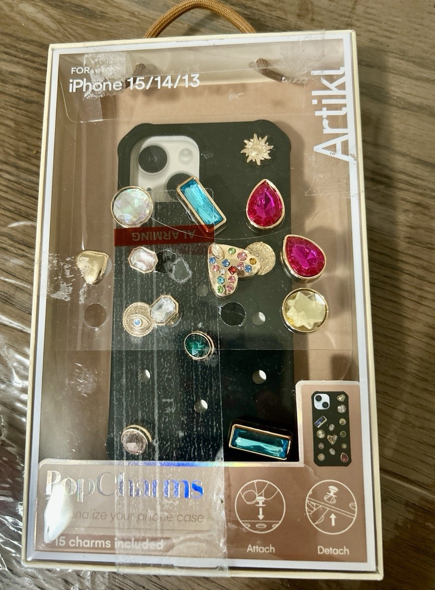 Artikl Jewelled Phone Case for iPhone 15/14/13, Black Multicolor, 15 Charms | eBay Artikl Jewelled Phone Case for iPhone 15/14/13, Black Multicolor, 15 Charms | eBay