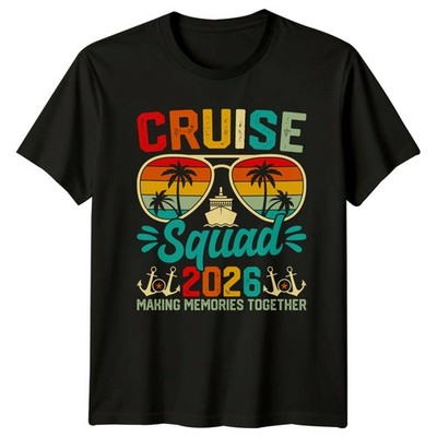 Cruise Squad 2026 Making Memories T-Shirt Gruppe Kreuzfahrt Reise