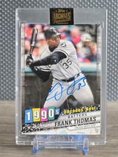 2022 Topps Archives FRANK THOMAS 1/1 auto 2020 Decades Best #DB-52 White Sox HOF