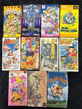 11 Items In The Outer Box, 3 With Instructions Included Super Famicom Software,