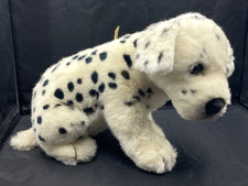 Vtg Avanti Dalmatian Pup Dog plush realistic Applause Jockline Italy Stuffed NEW