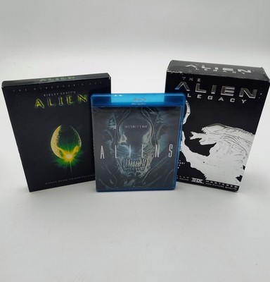 Alien Legacy, Alien Directors Cut 1979, and Alien Blu Ray Bundle 