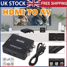 Mini HDMI to AV Converter HDMI2AV Composite Video Audio Adapter for TV/Projector