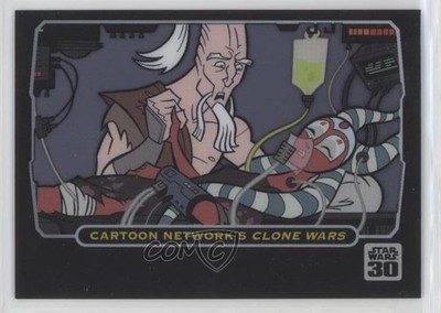 2007 Star Wars 30th Anniversary Animation Cel Cards Ki-Adi-Mundi Shaak Ti #5 6f8