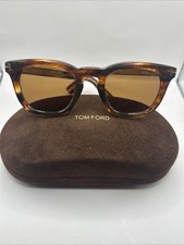 Tom Ford TF1326 55E Icon Collection Sunglasses Brown Frame Brown Lens Authentic